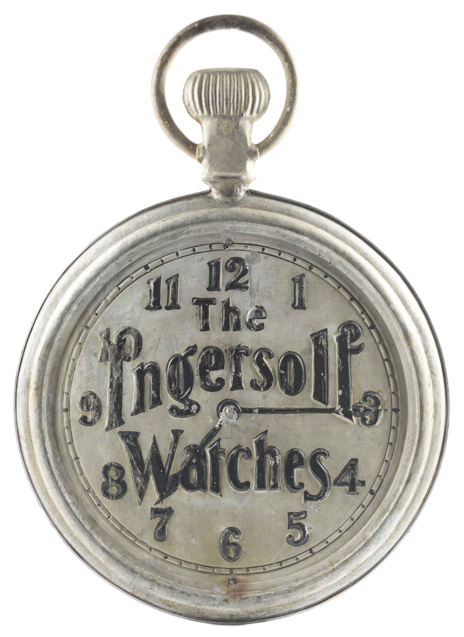 INGERSOLL WATCHES TRADE SIGN. (1 of 2)