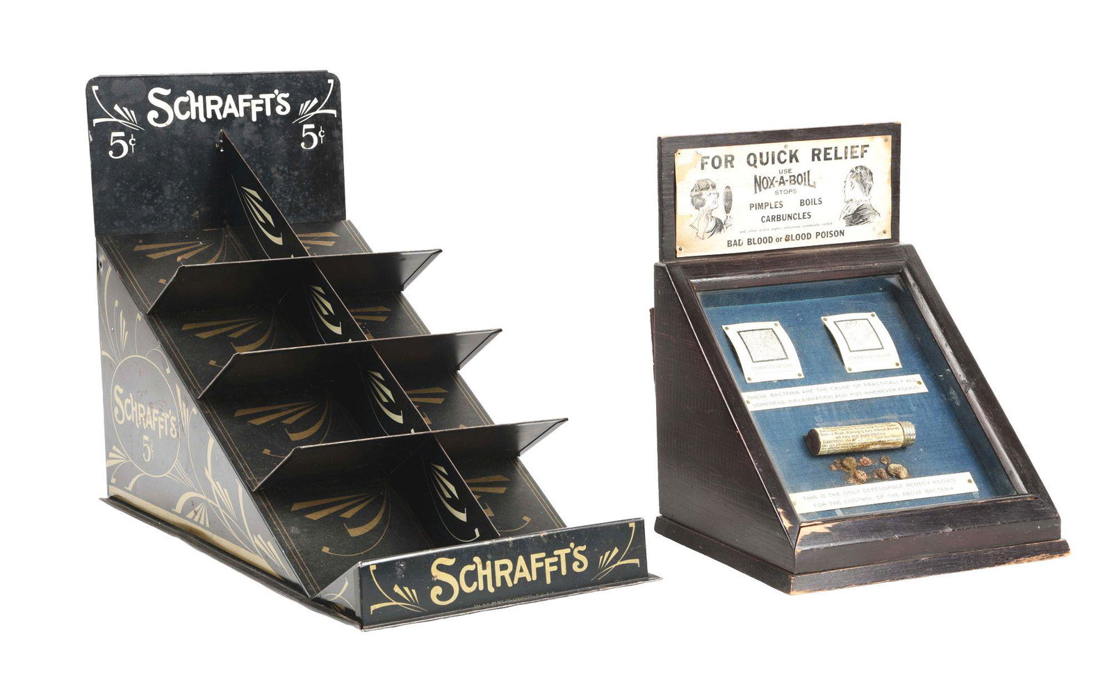 LOT OF 2: COUNTERTOP DISPLAYS. (1 of 8)