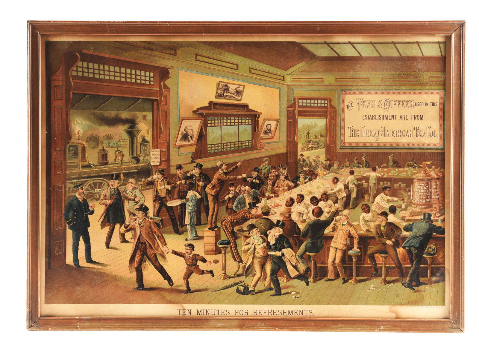 GREAT AMERICAN TEA COMPANY ADVERTISEMENT. (1 of 7)