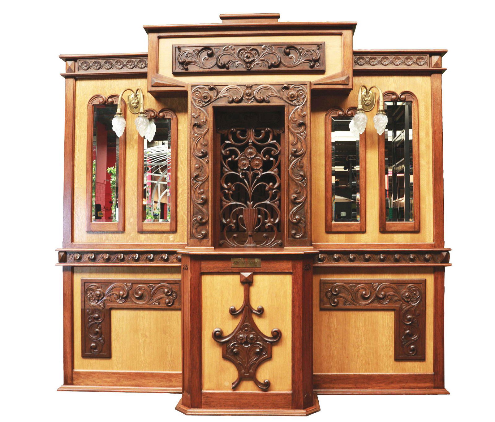 BURSENS "DE MOREAU" 78 KEY ORGAN.: 1950, BELGIUM: From a workshop and warehouse in Hoboken, a suburb of Antwerp, Belgium, Arthur Bursens and his partner Frans de Groof produced hundreds of dance organs, fairground organs and what are k