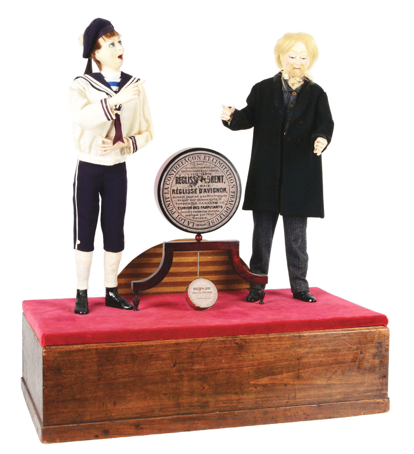 PHENOMINAL ELECTROMECHANICAL STORE DISPLAY ADVERTISING REGLISSE D'AVIGNON. (1 of 8)