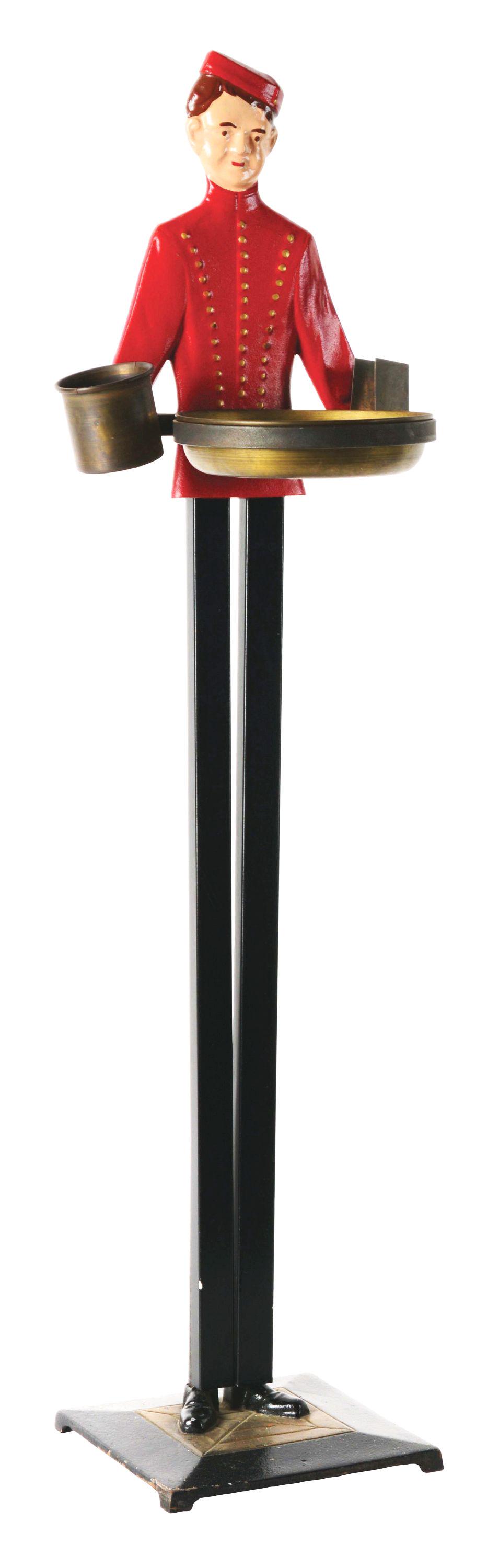 CAST IRON SMOKING STAND. (1 of 5)