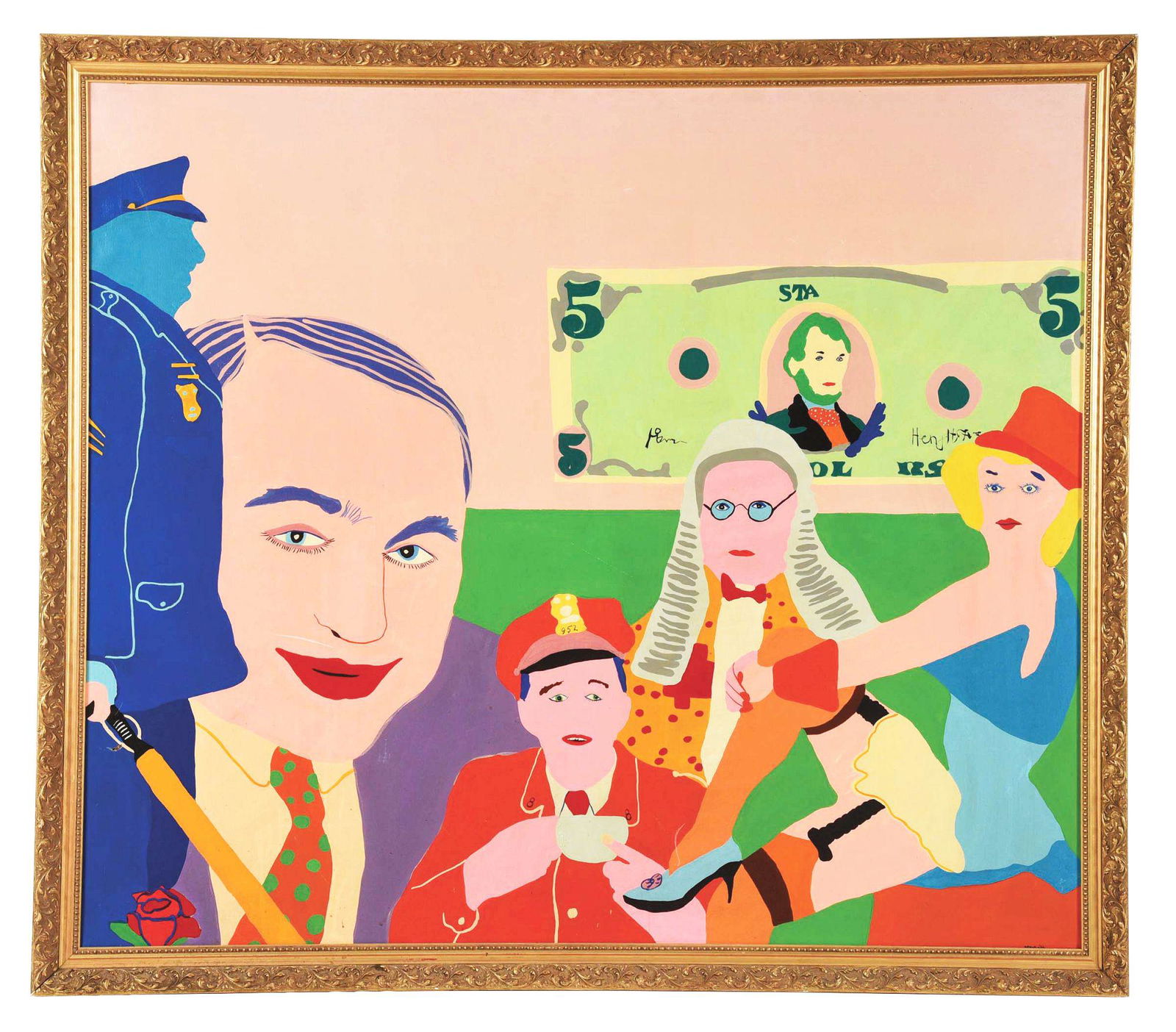 AL CAPONE POP-ART PAINTING BY JACOB ZEKVELD. (1 of 5)