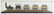 250: Early Folk Art Motor Coach Train Set. - 2