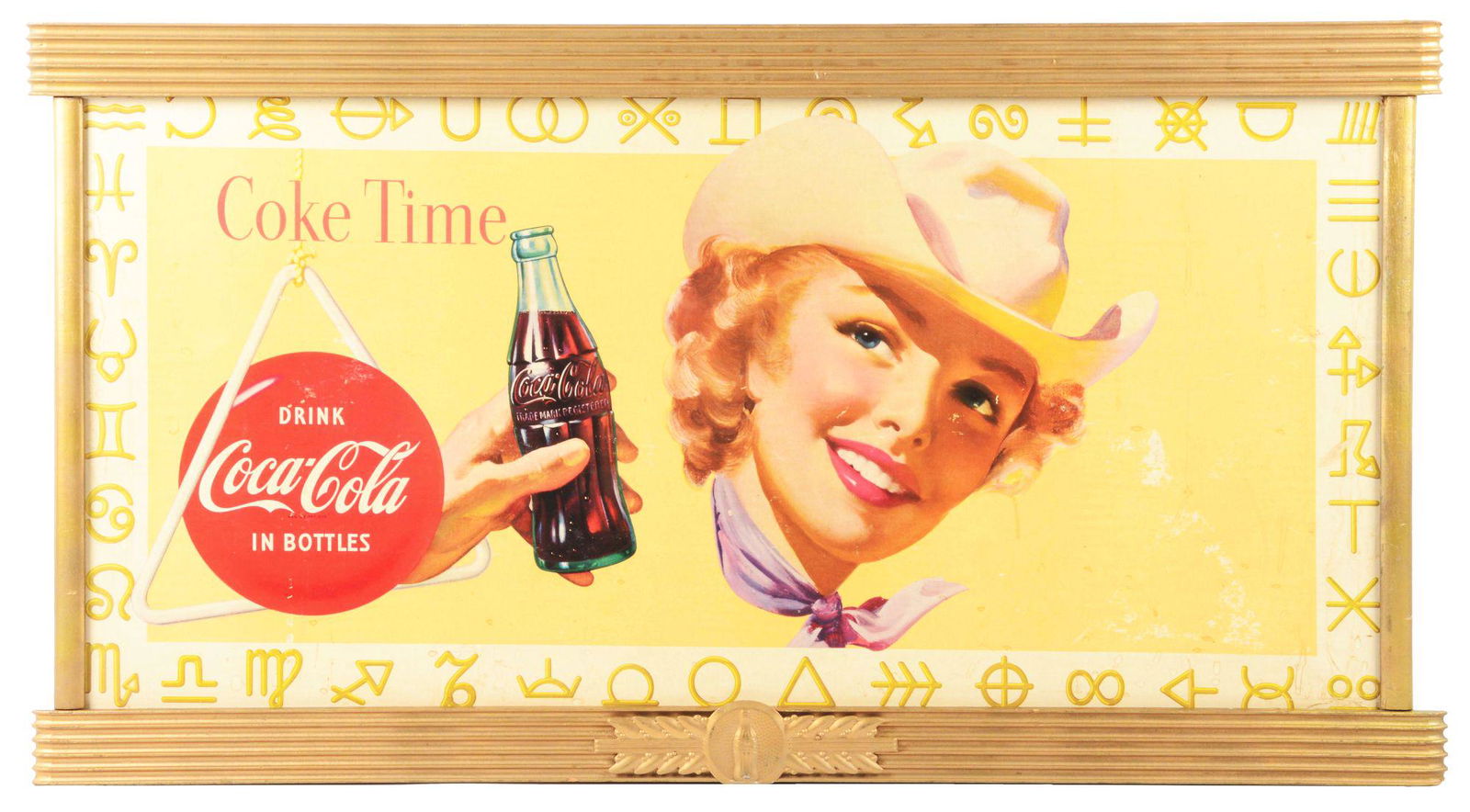 1948 Coca-Cola puzzle & Kay Frame.