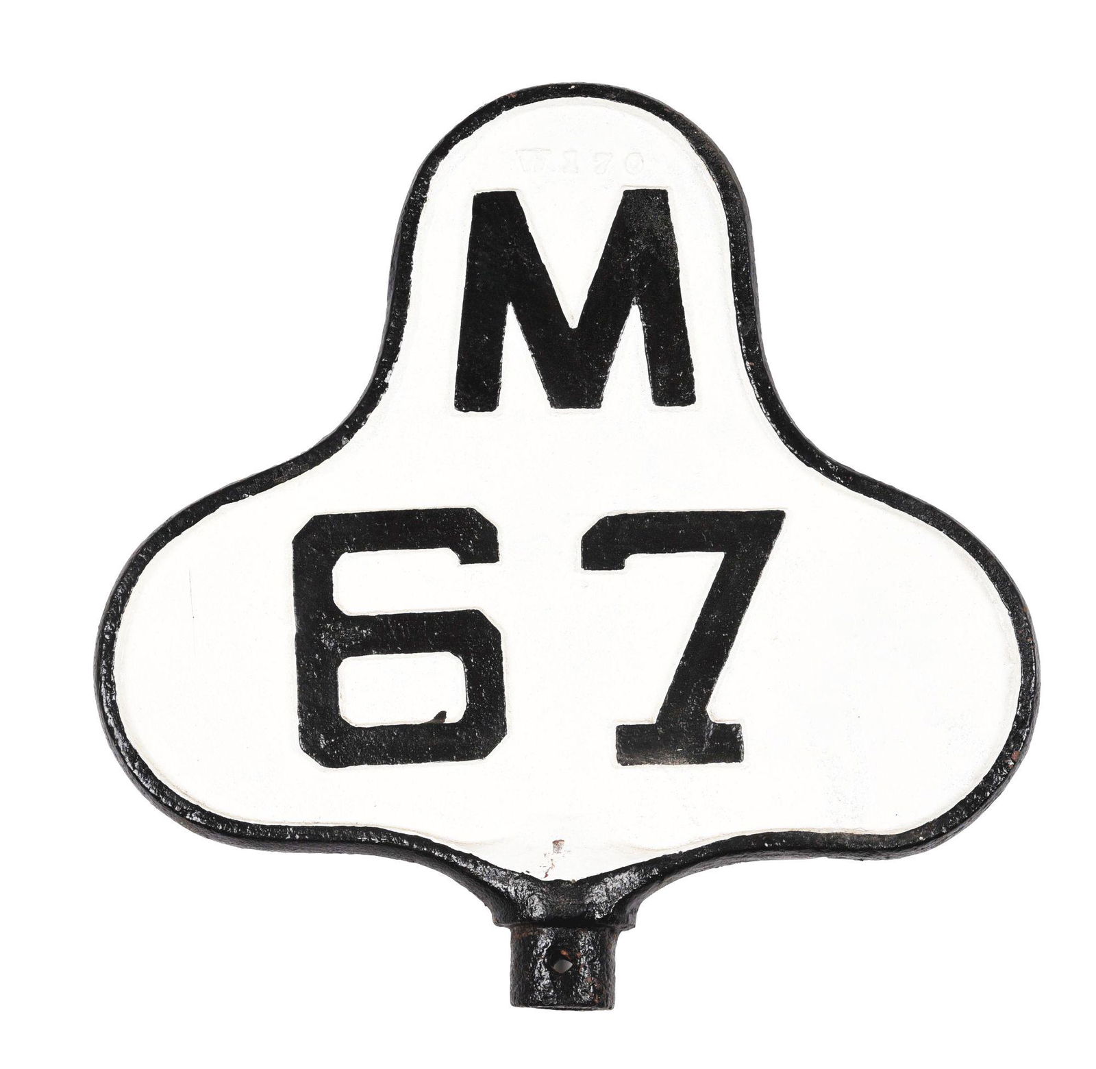 RAILROAD SIGN. (1 of 2)