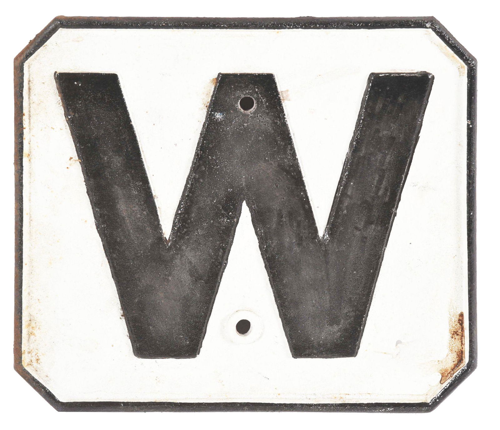 RAILROAD SIGN. (1 of 2)