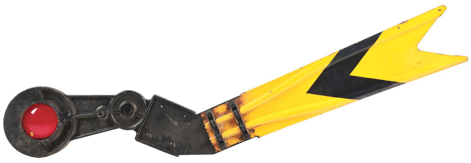 RAILROAD SEMAPHORE BLADE ASSEMBLY. (1 of 2)