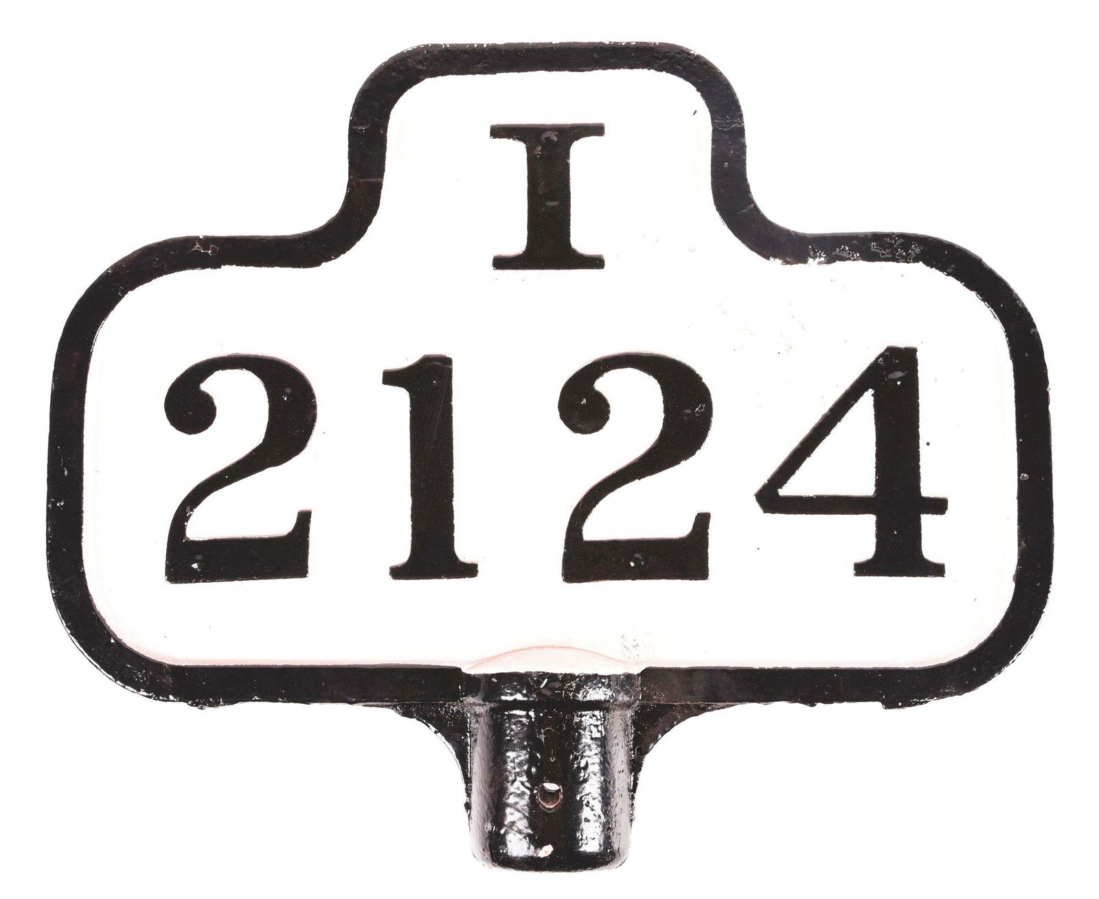 RAILROAD MILE MARKER. (1 of 2)