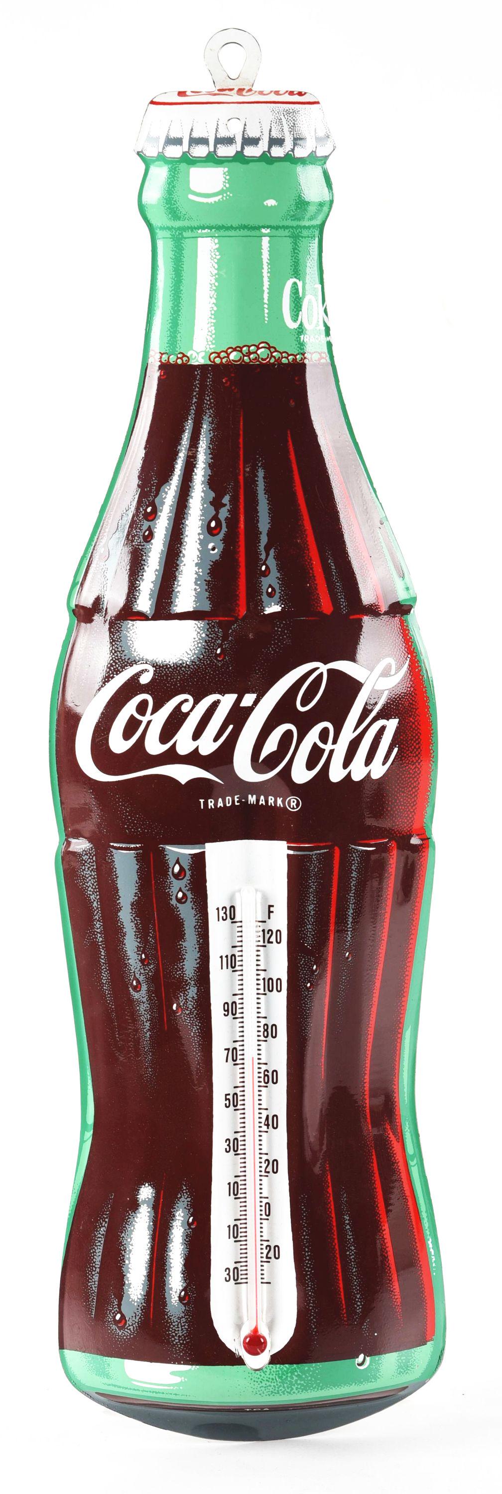 COCA-COLA THERMOMETER. (1 of 2)
