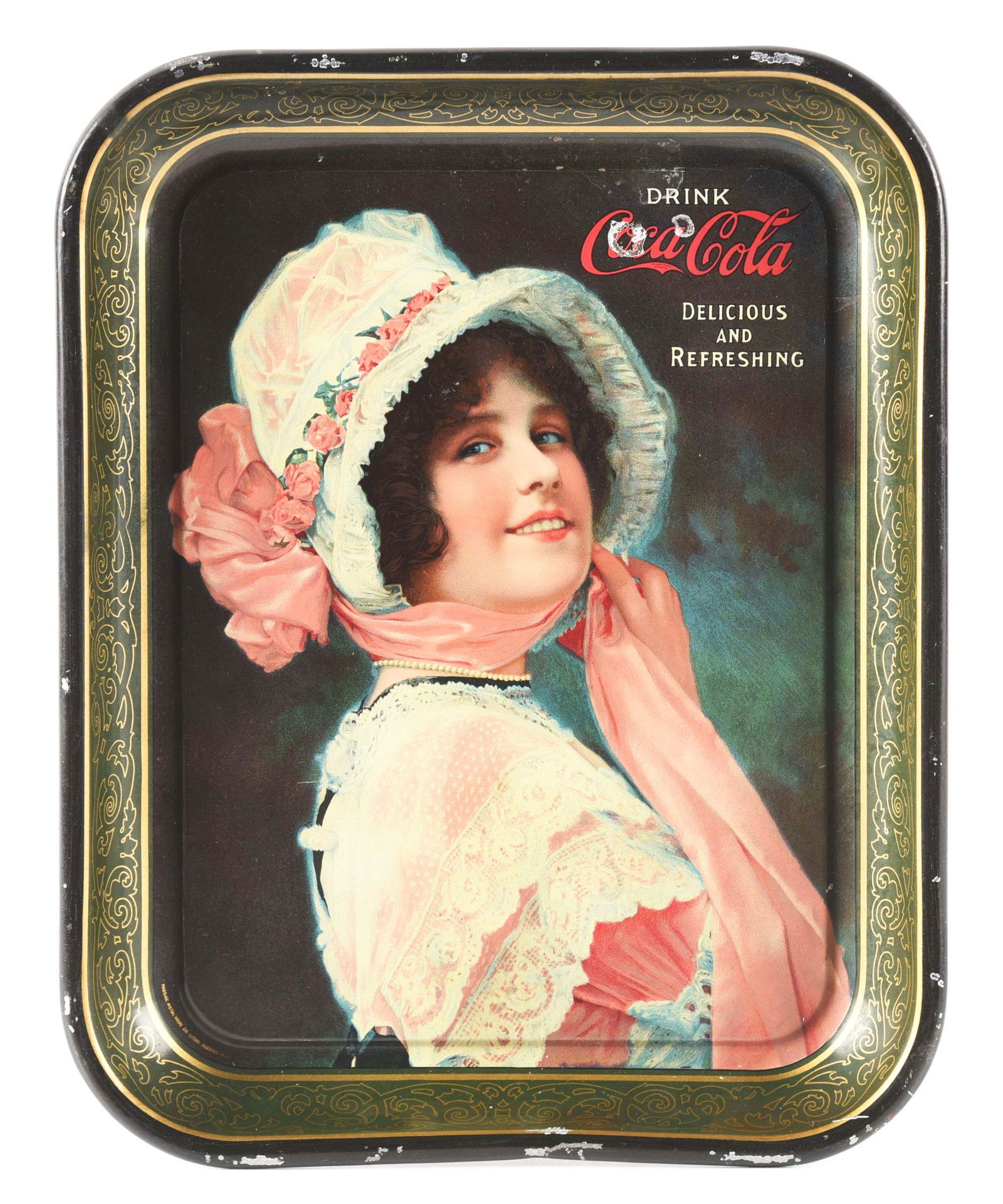 COCA-COLA SERVING TRAY. (1 of 2)