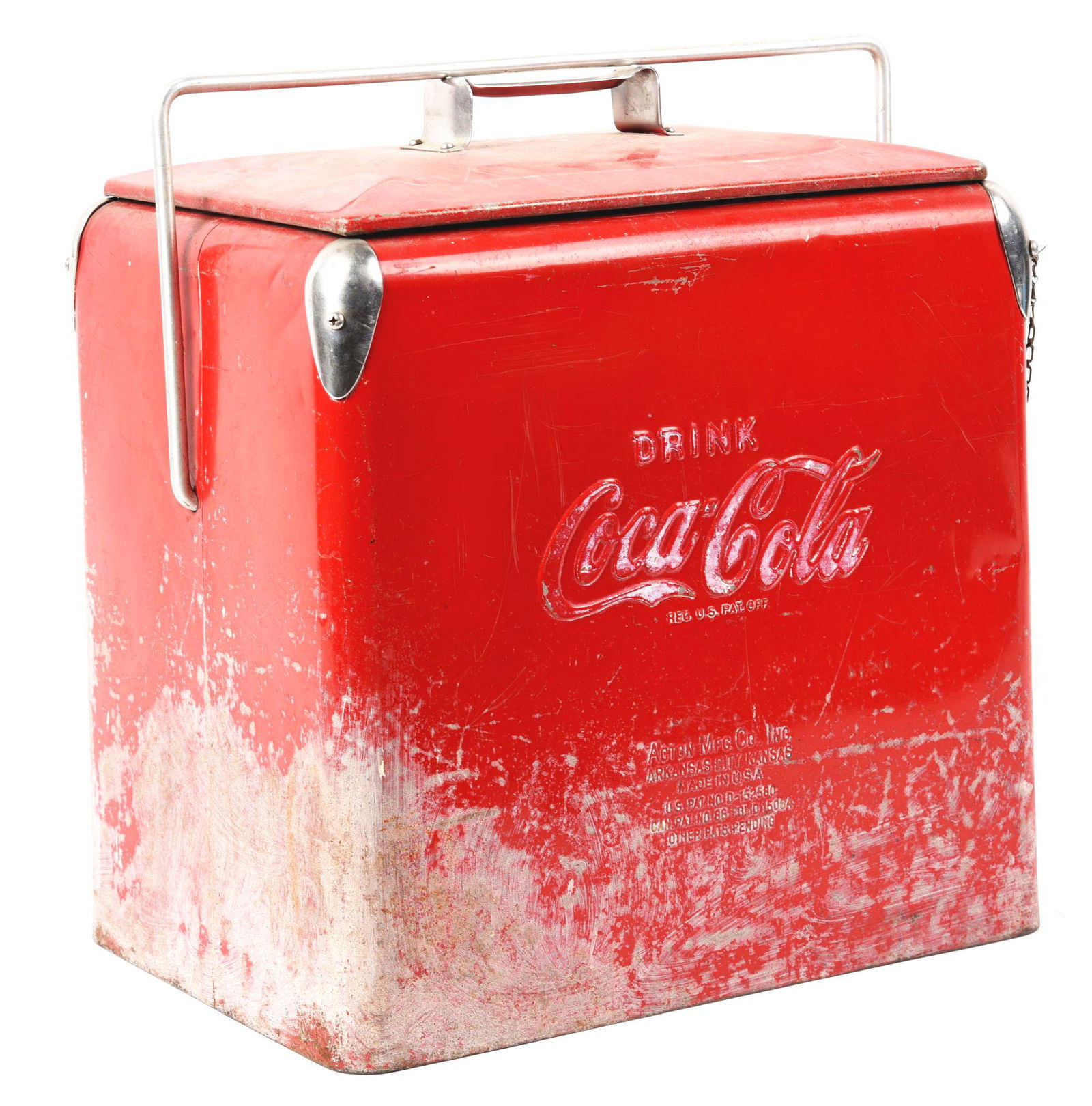 COCA-COLA PICNIC COOLER. (1 of 2)
