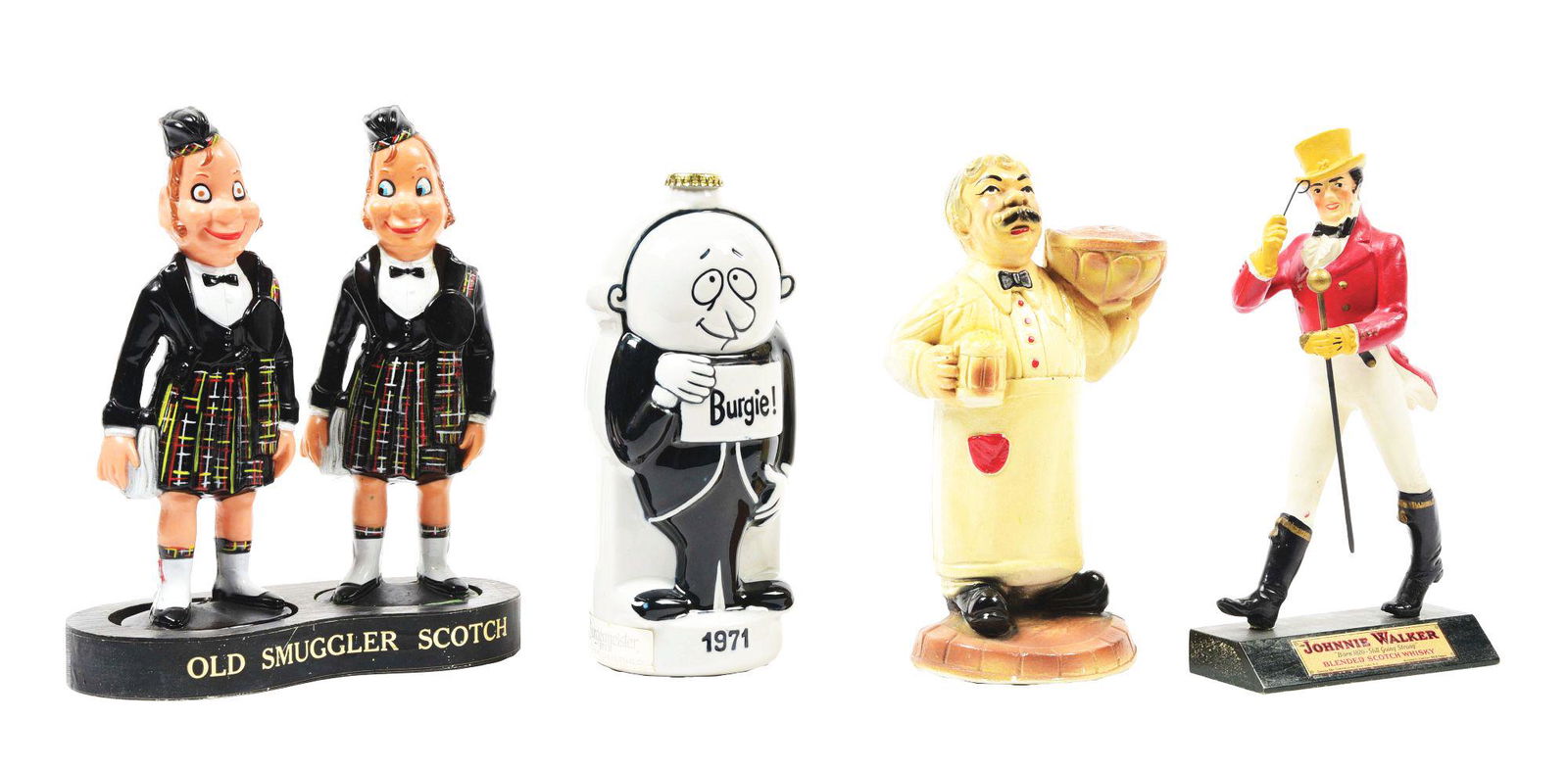 LOT OF 4: FIGURAL COUNTER TOP ADVERTISING PIECES. (1 of 8)