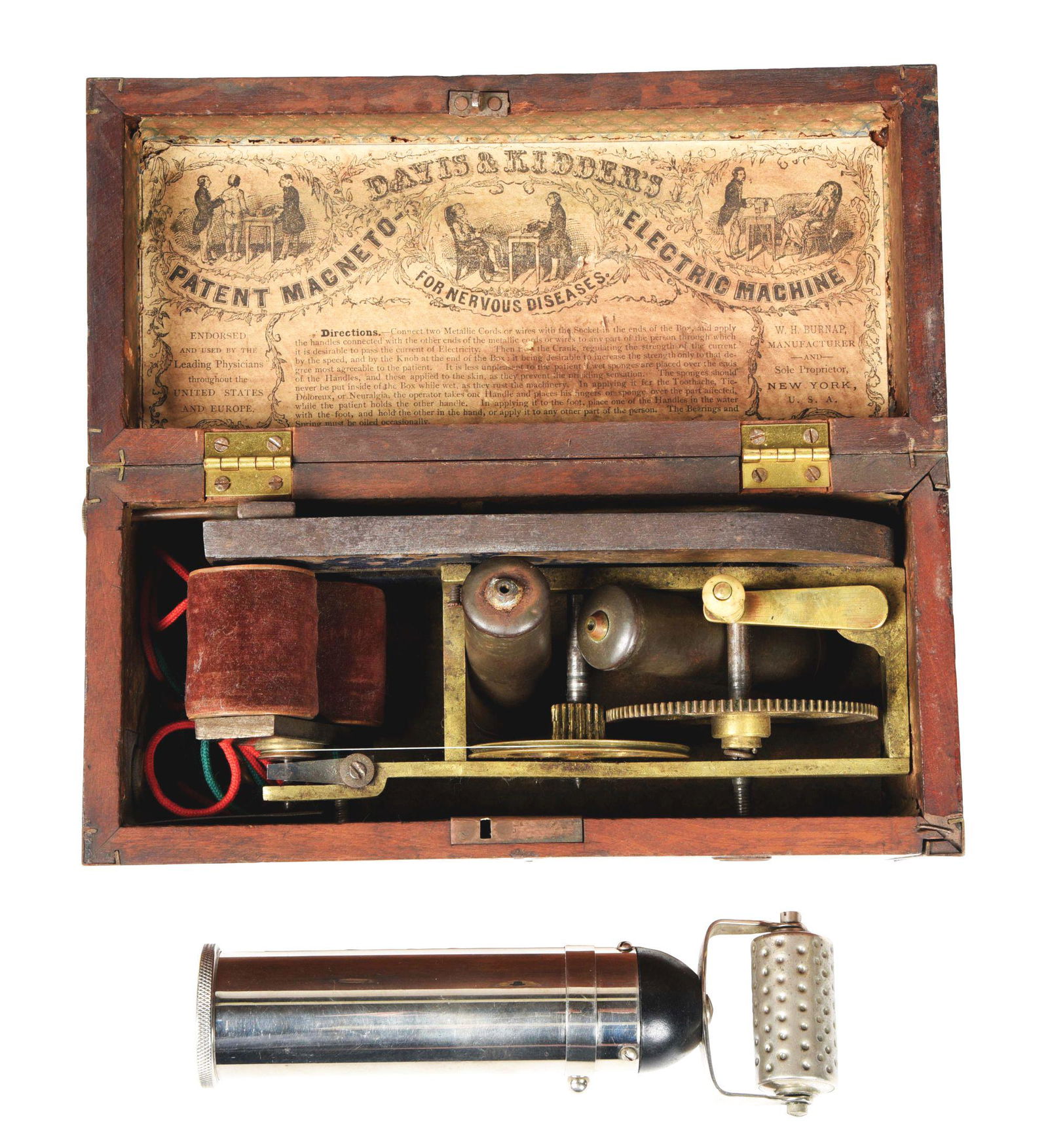 LOT OF 9: MEDICINAL AND NON-MEDICINAL QUACKERY DEVICES. (1 of 8)