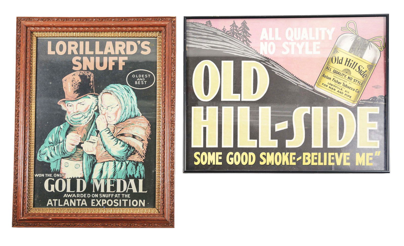 LOT OF 2: TOBACCO-RELATED ADVERTISING ITEMS. (1 of 2)