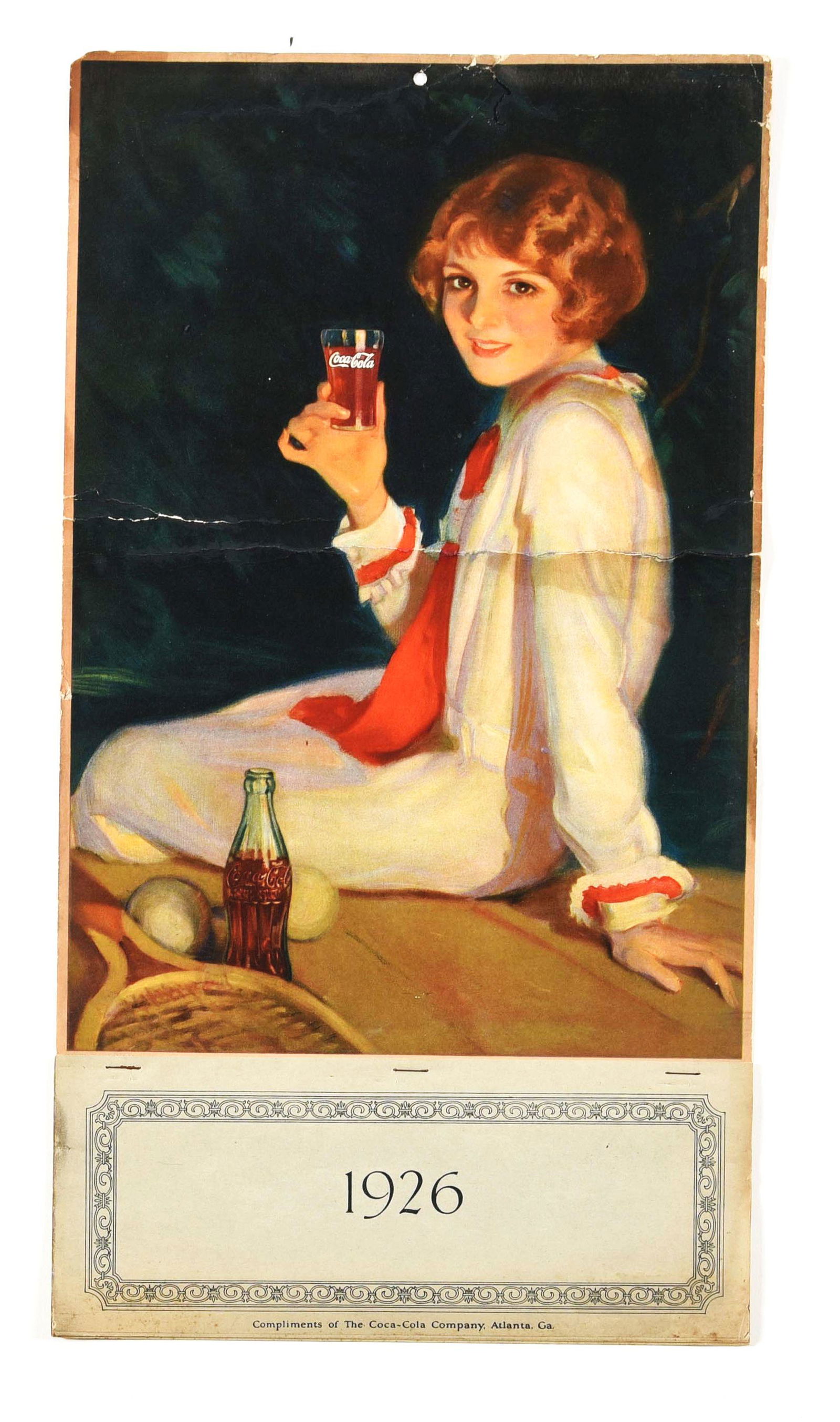 1926 COCA-COLA CALENDAR. (1 of 1)