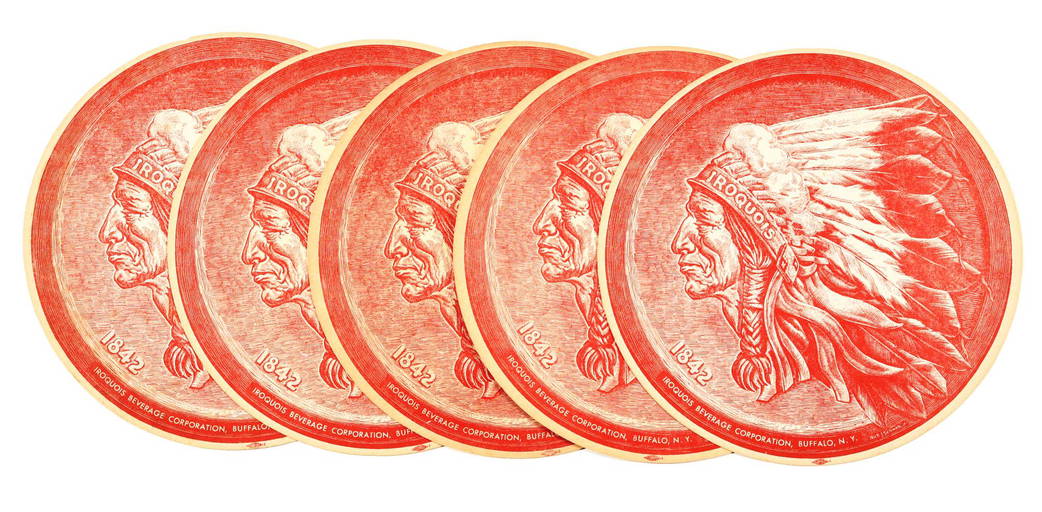 Lot Of 4 Iroquois Beverage Corp. Serving Tray Liners.