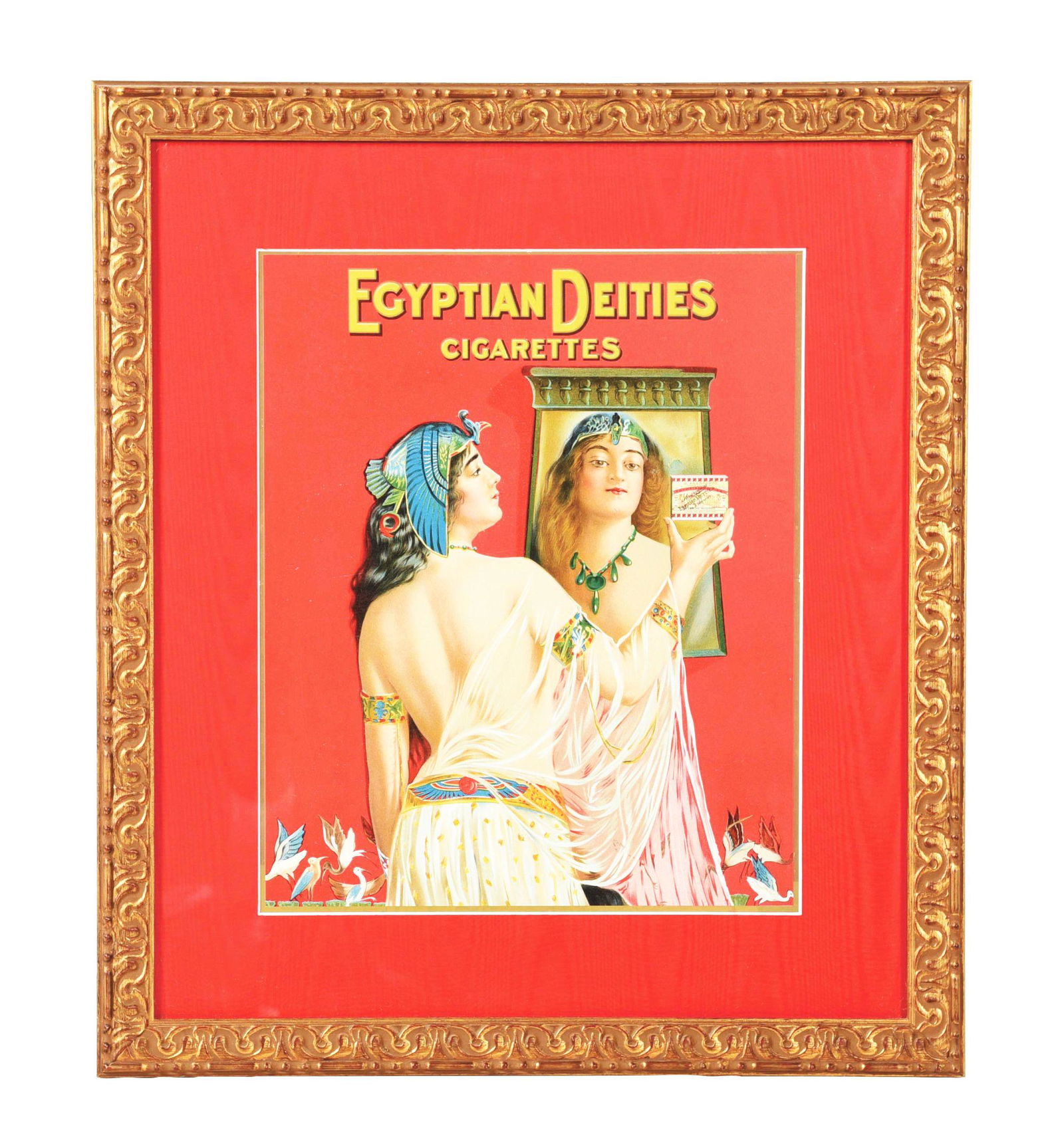 EGYPTIAN DEITIES CIGARETTE ADVERTISEMENT. (1 of 3)