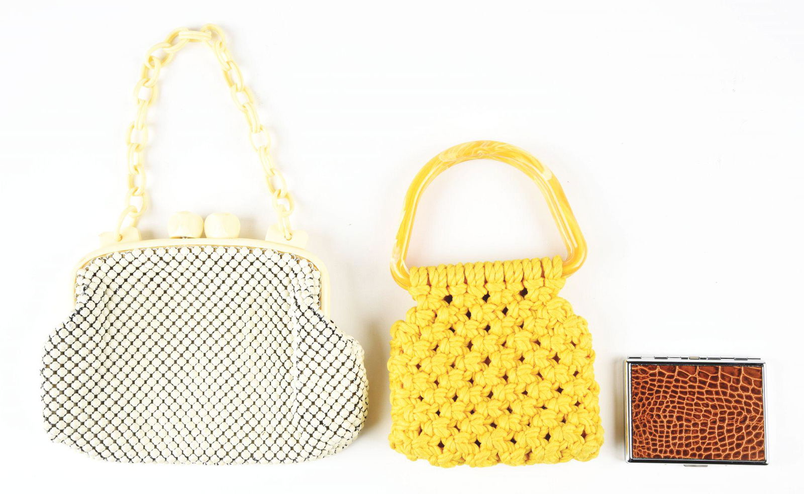 LOT OF 3: MISC. EVENING PURSES. (1 of 2)