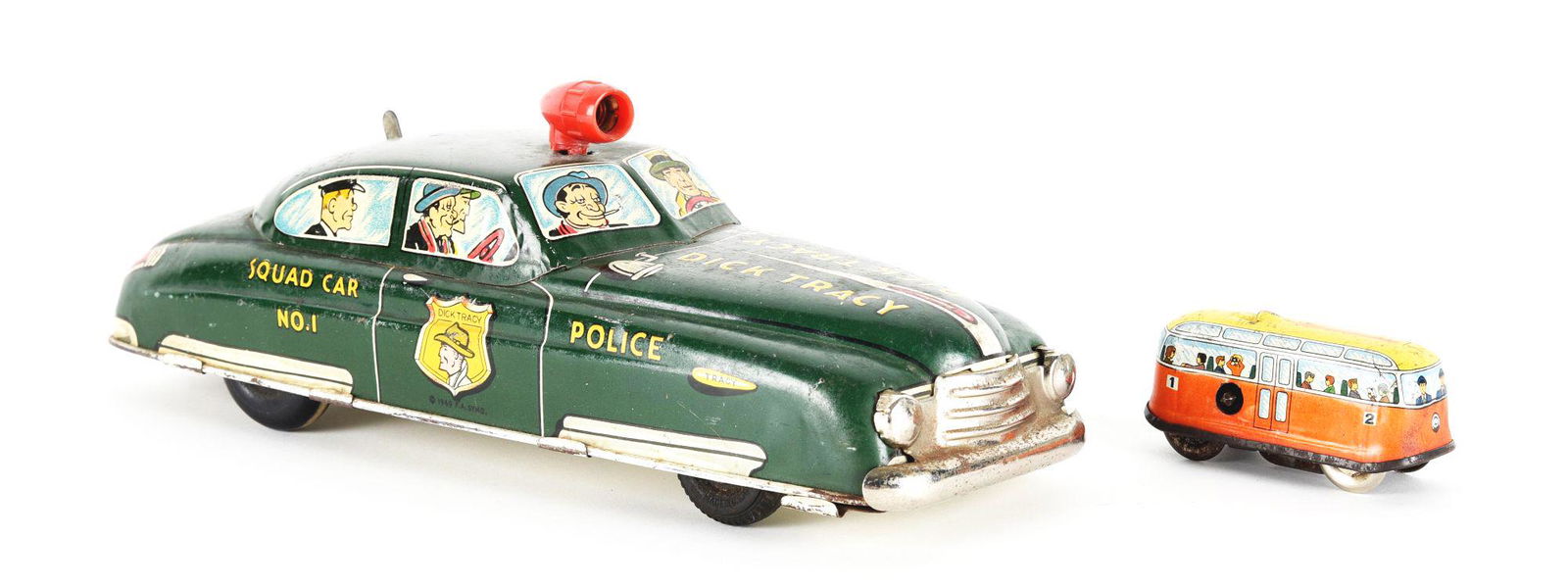 LOT OF 2: GERMAN & AMERICAN TIN LITHO WIND-UP TOYS. (1 of 2)