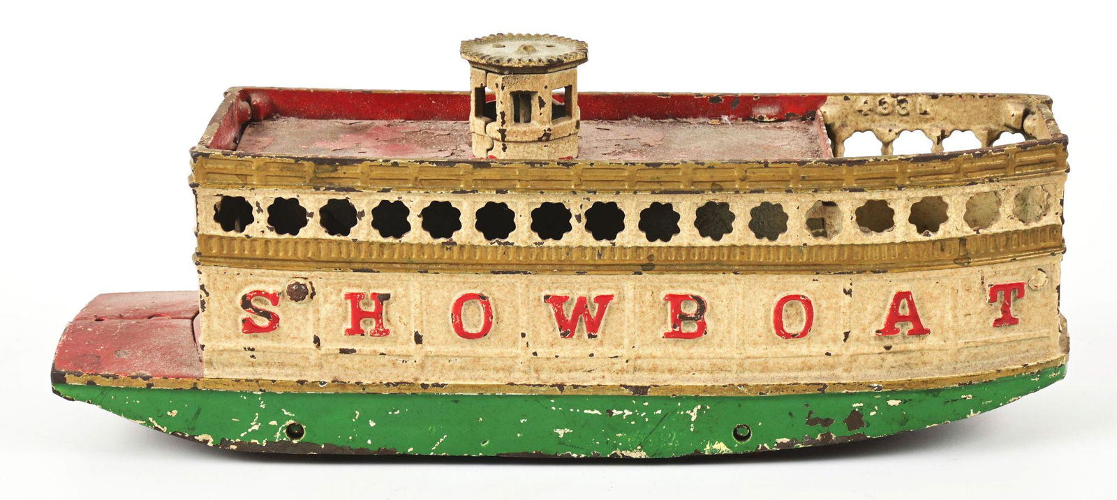 ARCADE CAST IRON SHOWBOAT TOY. (1 of 4)