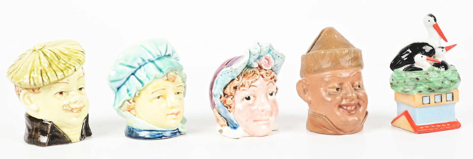 LOT OF 5: CERAMIC STILL BANKS. (1 of 4)