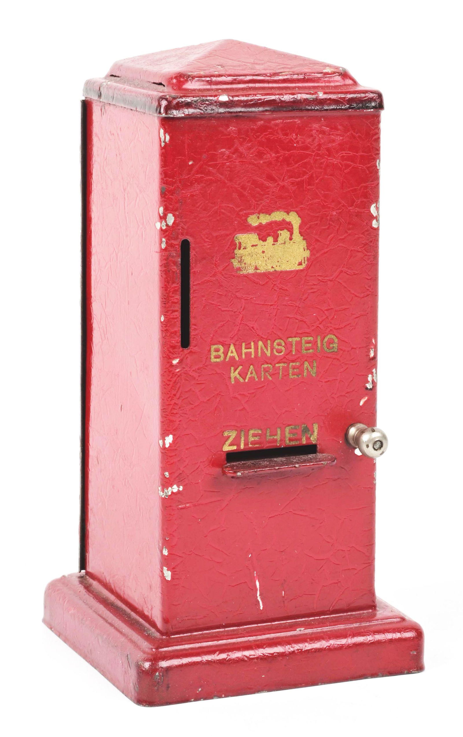 MEARKLIN TIN TICKET MACHINE BANK. (1 of 4)