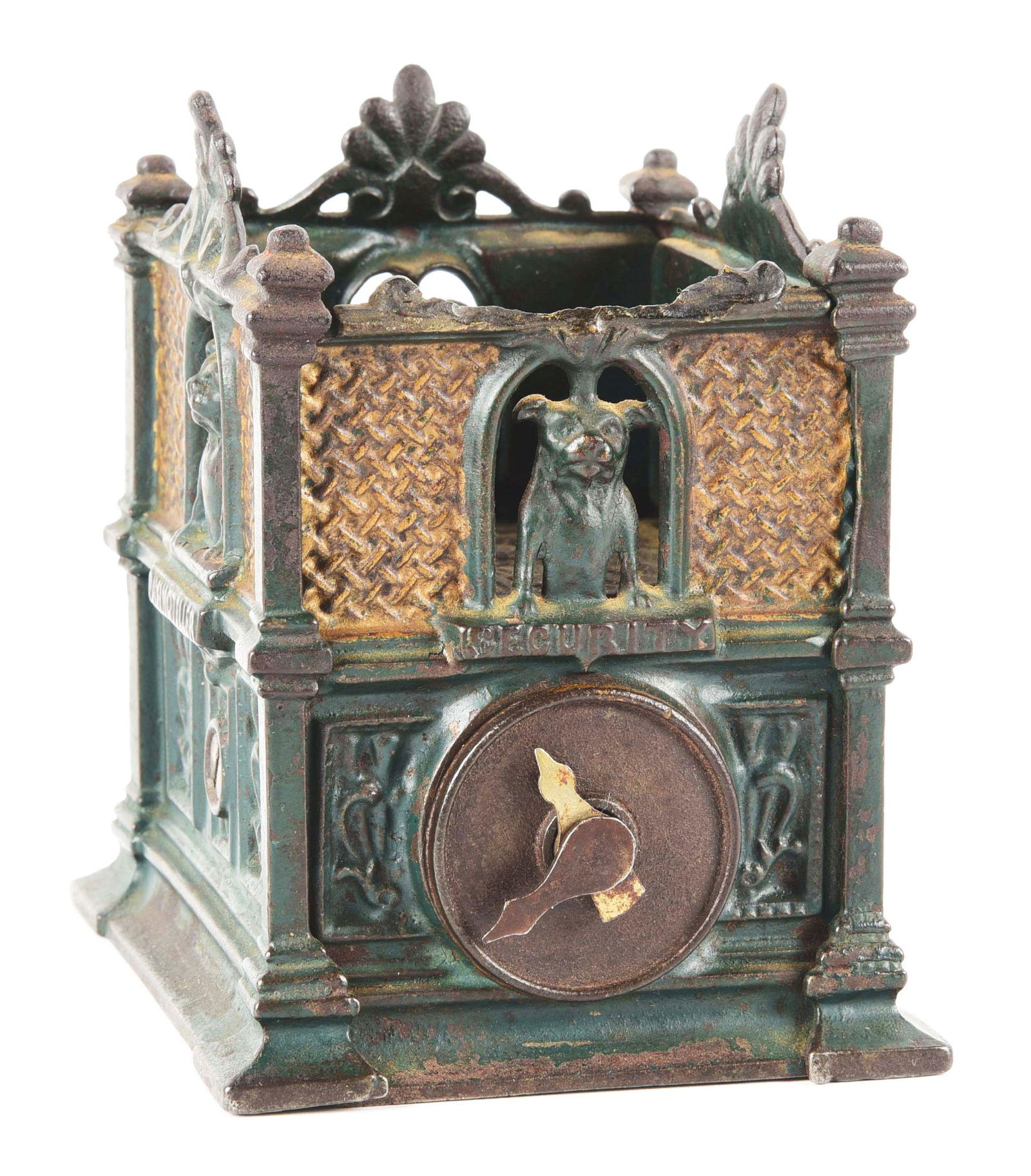 FIDELITY TRUST CAST IRON BANK. (1 of 6)