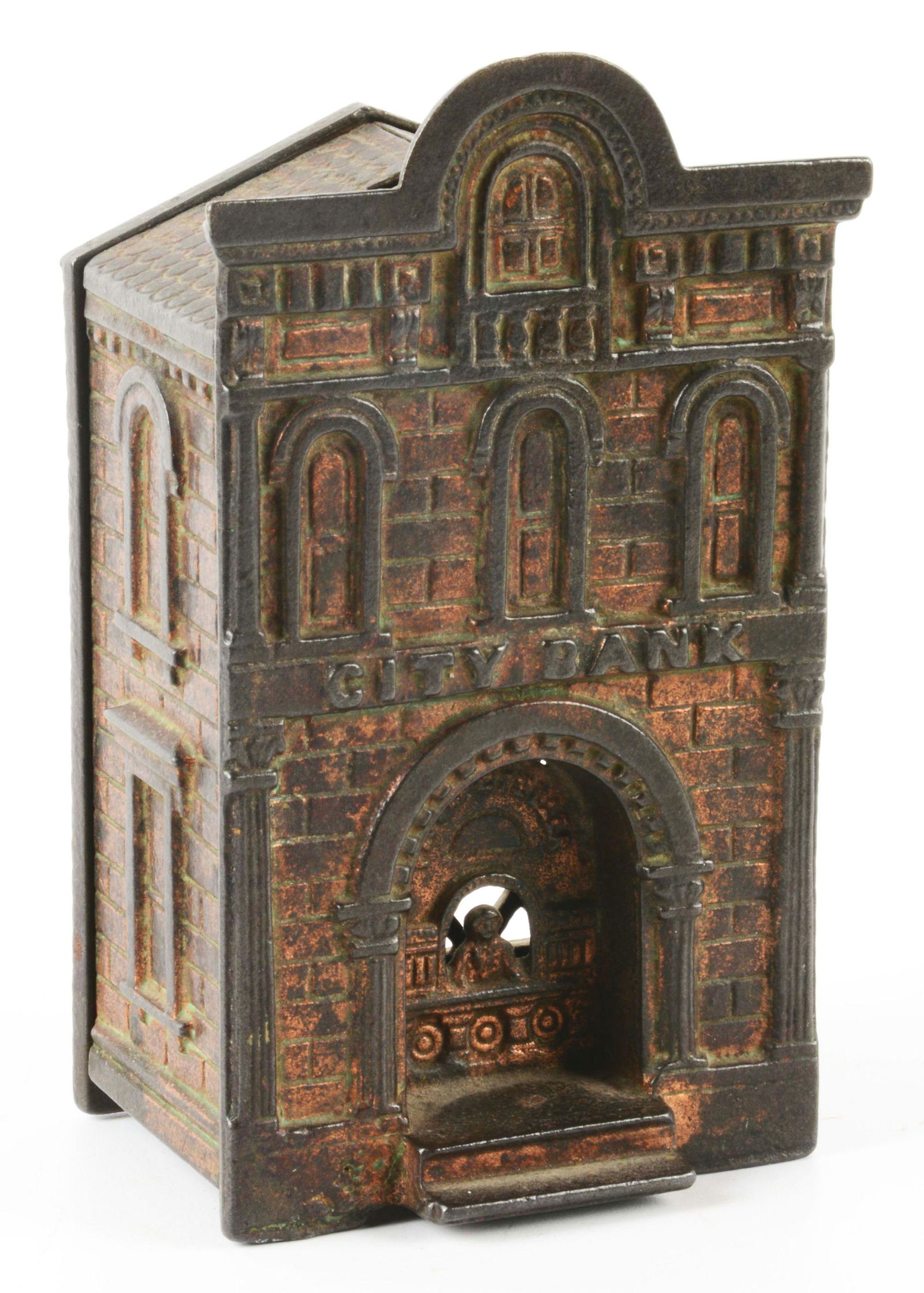 CAST IRON STILL CITY BANK. (1 of 3)
