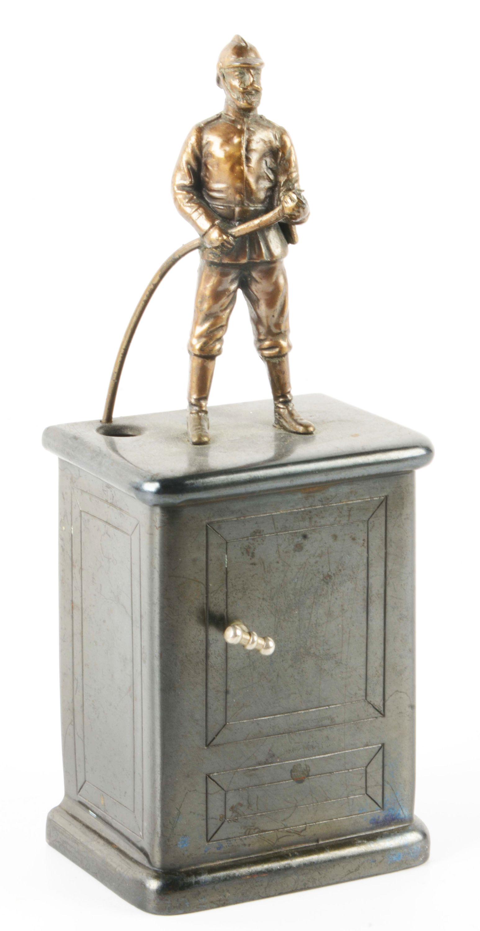 EUROPEAN FIREMAN MONEY BOX. (1 of 3)