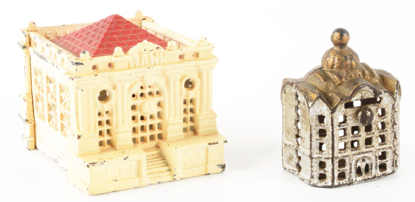 LOT OF 2: STILL BUILDING BANKS. (1 of 3)