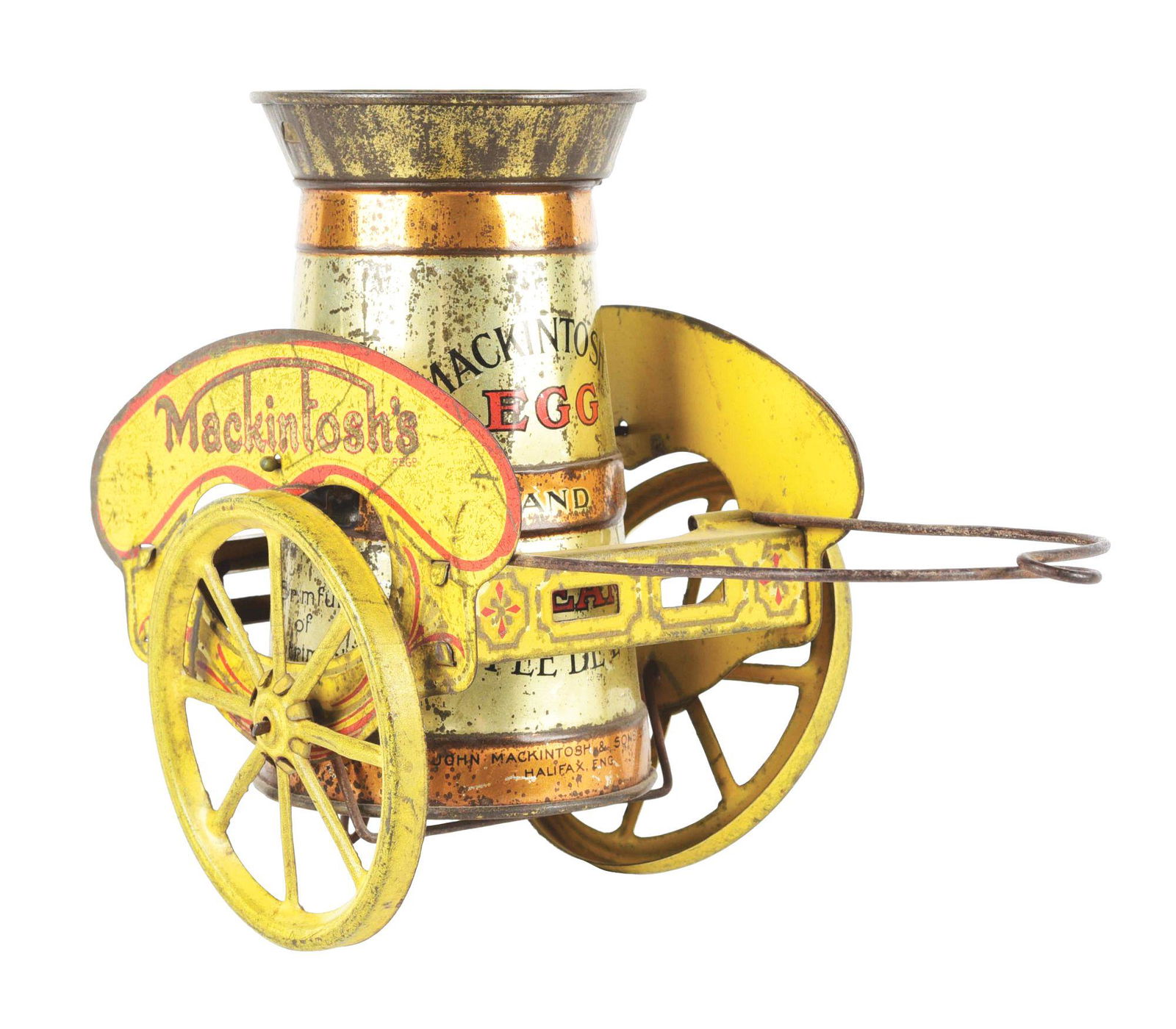 MACKINTOSH MILK CART TOFFEE TIN. (1 of 5)