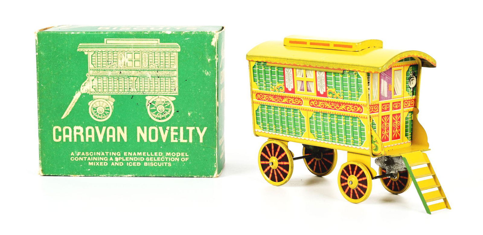JACOB'S BISCUITS CARAVAN NOVELTY TIN. (1 of 4)