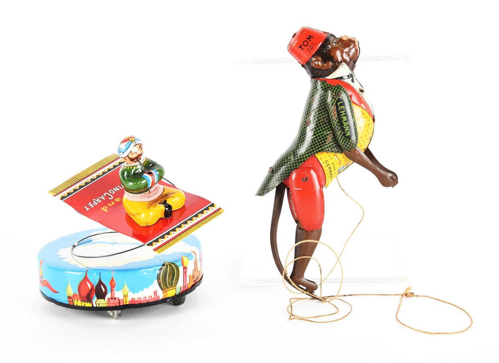 LOT OF 2: JAPANESE & GERMAN TIN LITHO TOYS. (1 of 2)