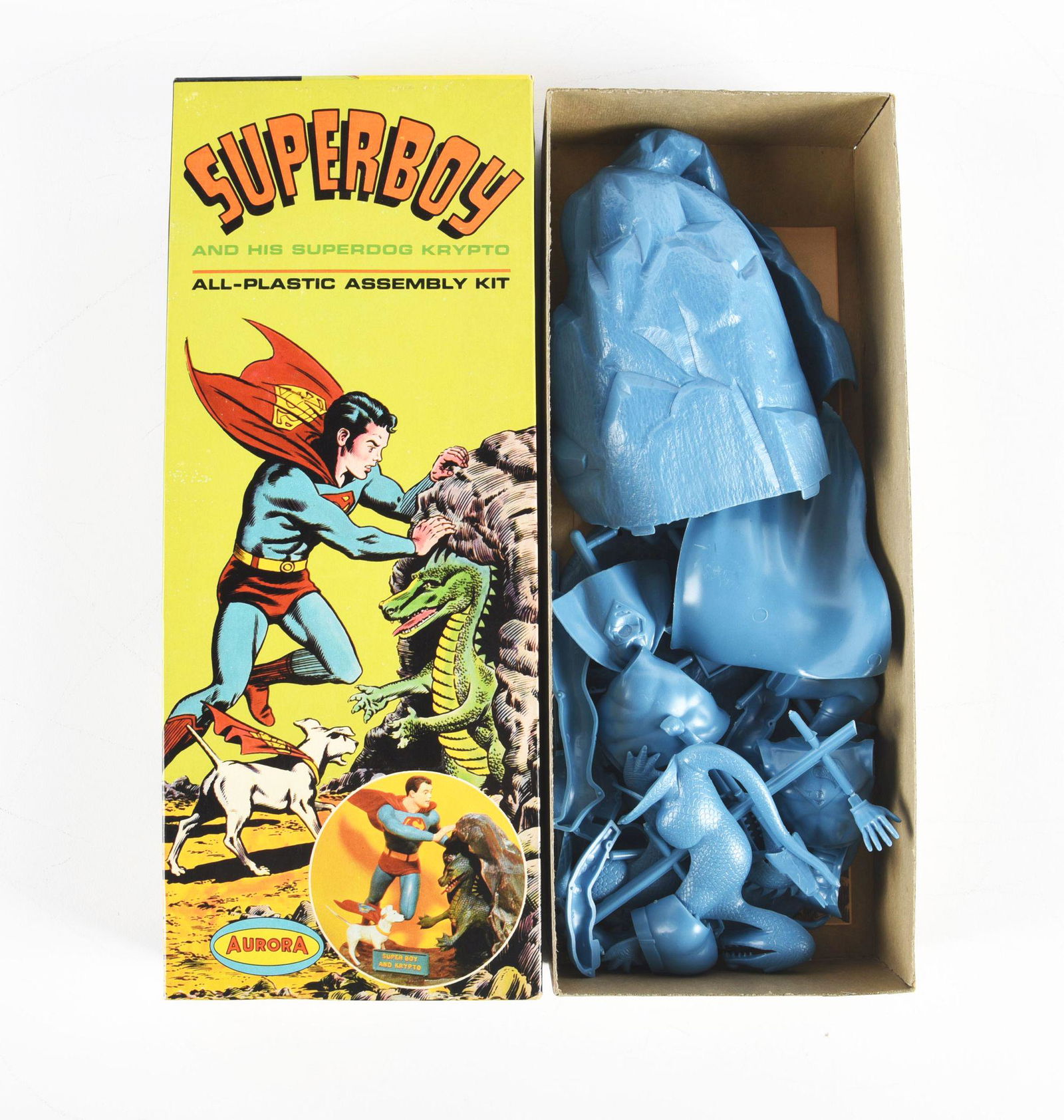 AURORA SUPERBOY AND HIS SUPERDOG KRYPTO MODEL KIT. (1 of 3)