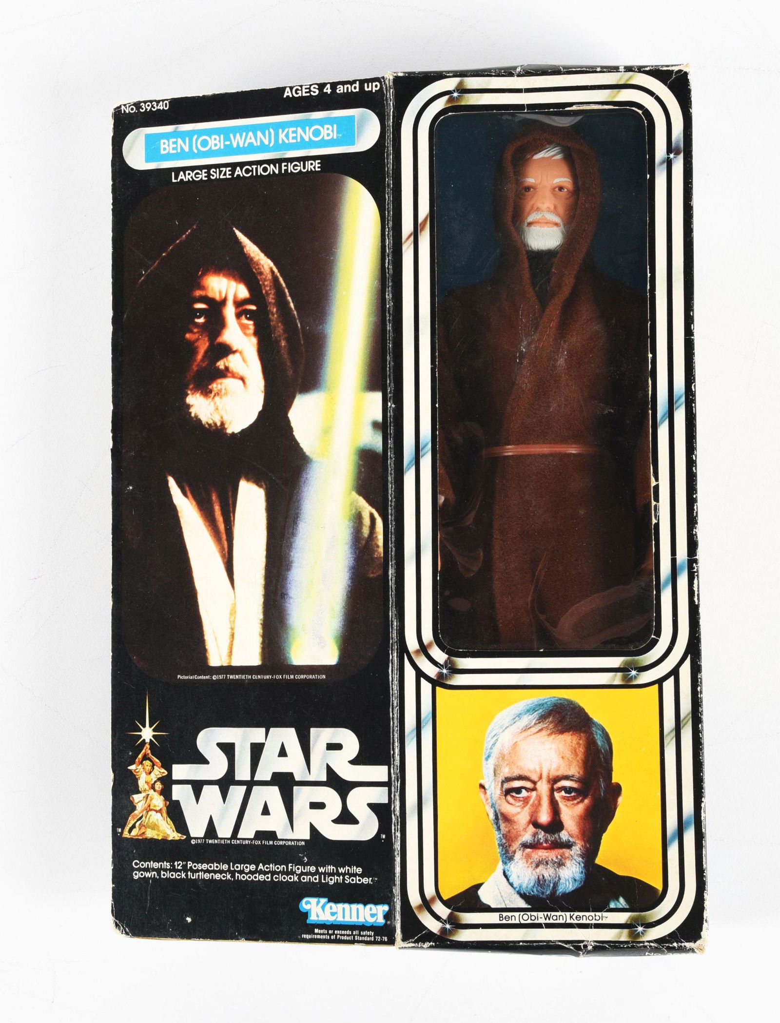 KENNER STAR WARS BEN OBI-WAN KENOBI LARGE SIZE ACTION FIGURE. (1 of 3)