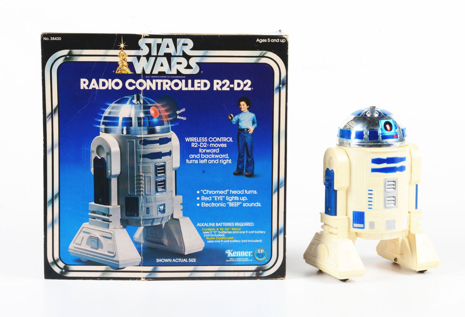 KENNER STAR WARS RADIO-CONTROLLED R2-D2 FIGURE. (1 of 4)