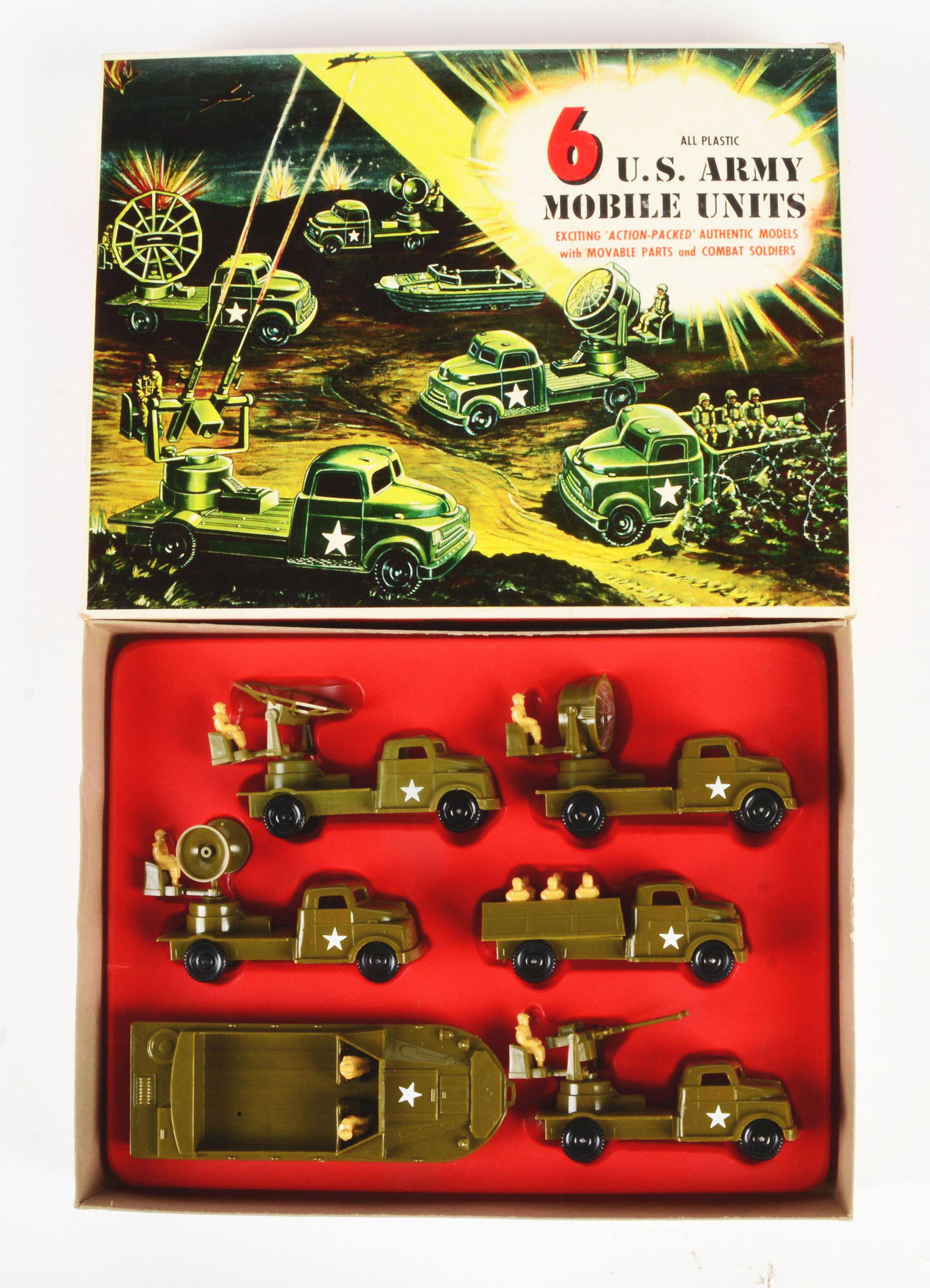 PYRO PLASTIC MOBILE ARMY UNITS SET. (1 of 4)