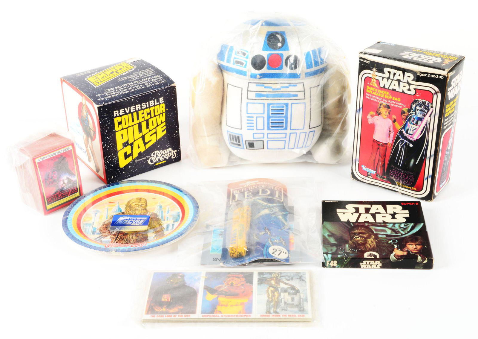 LOT OF 8: VARIOUS STAR WARS ITEMS. (1 of 1)