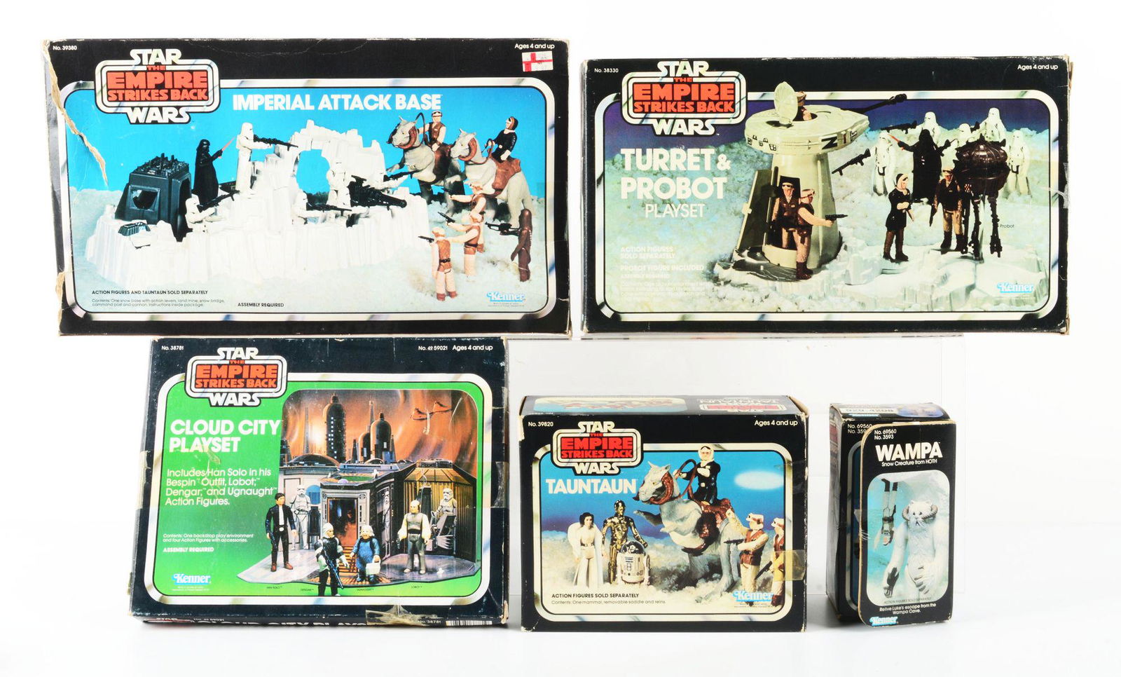 LOT OF 5: VARIOUS KENNER STAR WARS "THE EMPIRE STRIKES BACK" ITEMS. (1 of 1)