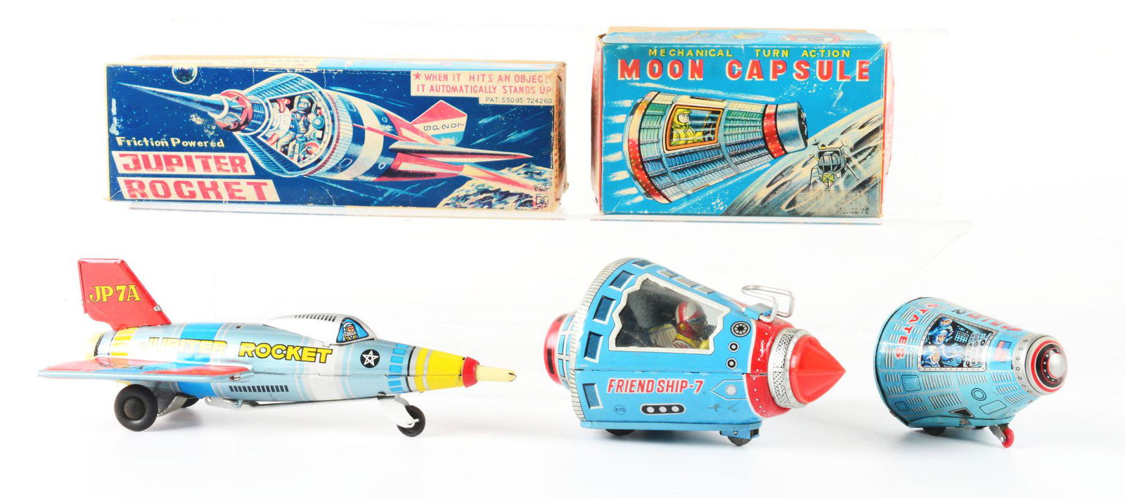 LOT OF 3: JAPANESE SPACE VEHICLES. (1 of 1)