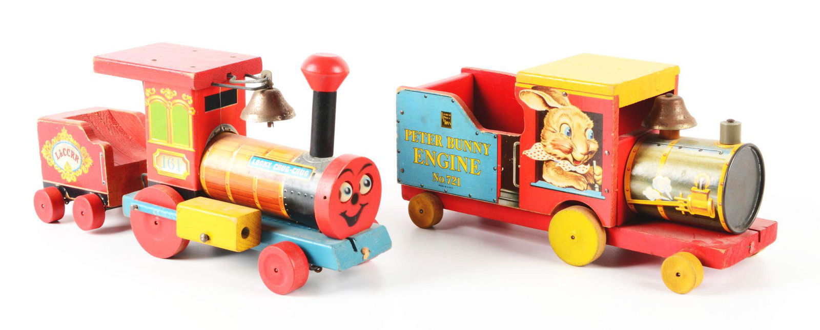 LOT OF 2: FISHER PRICE TRAIN ENGINE TOYS. (1 of 2)