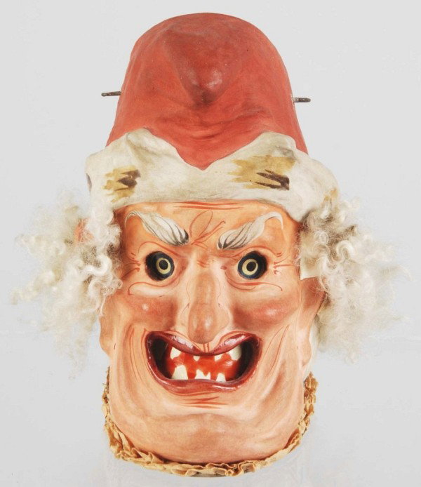Contemporary Halloween Witch Jack-O-Lantern.: By Roberta Taylor, an American artist. Condition (Excellent). Size 6"" T."