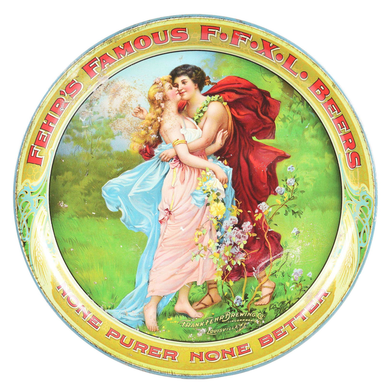 FEHR'S FAMOUS BEERS SERVING TRAY. (1 of 3)