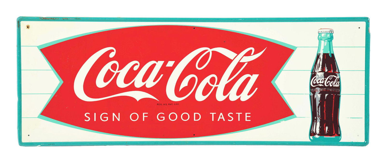 NOS COCA-COLA SIGN. (1 of 3)