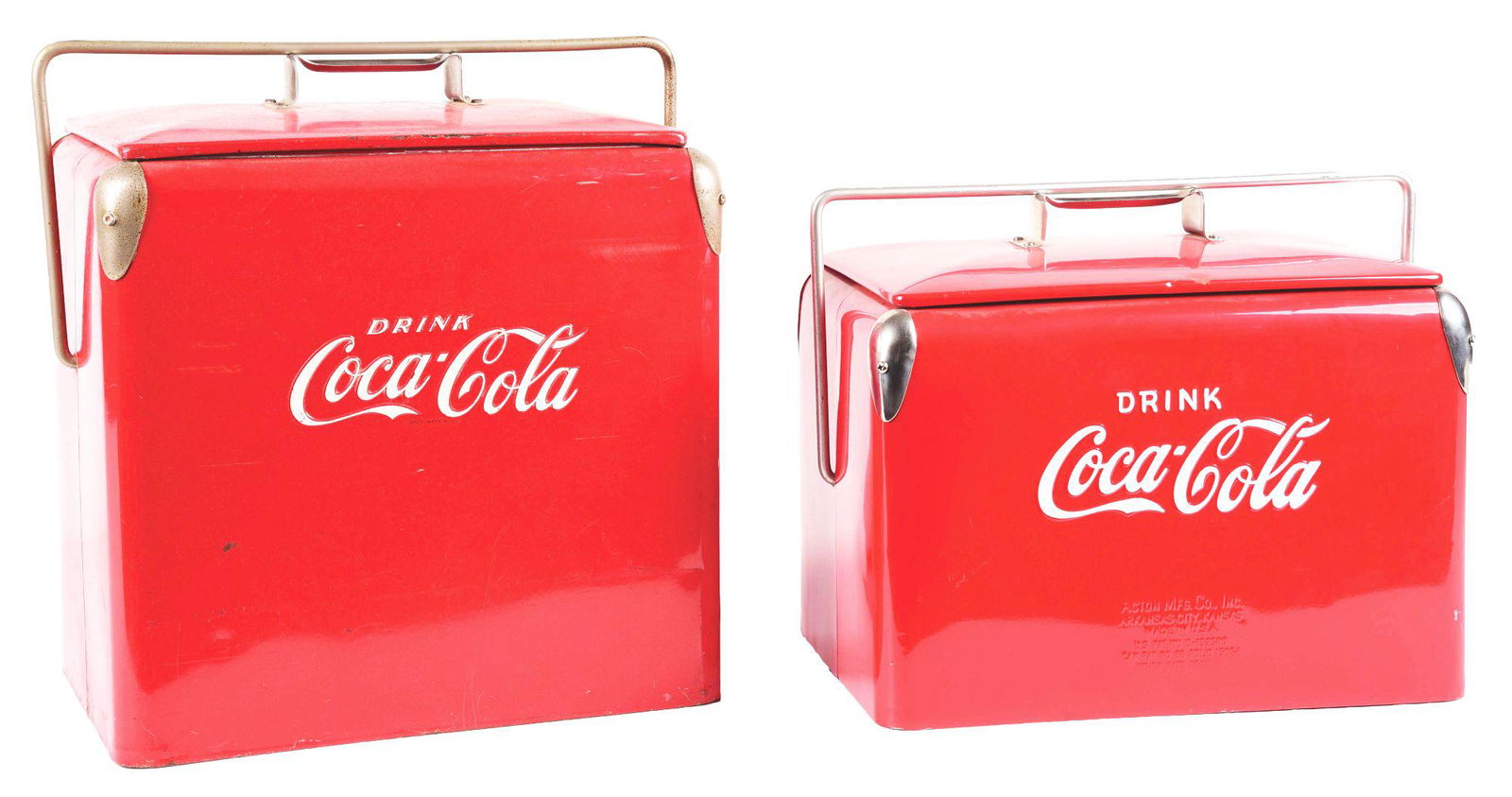 LOT OF 2: COCA-COLA COOLERS. (1 of 4)