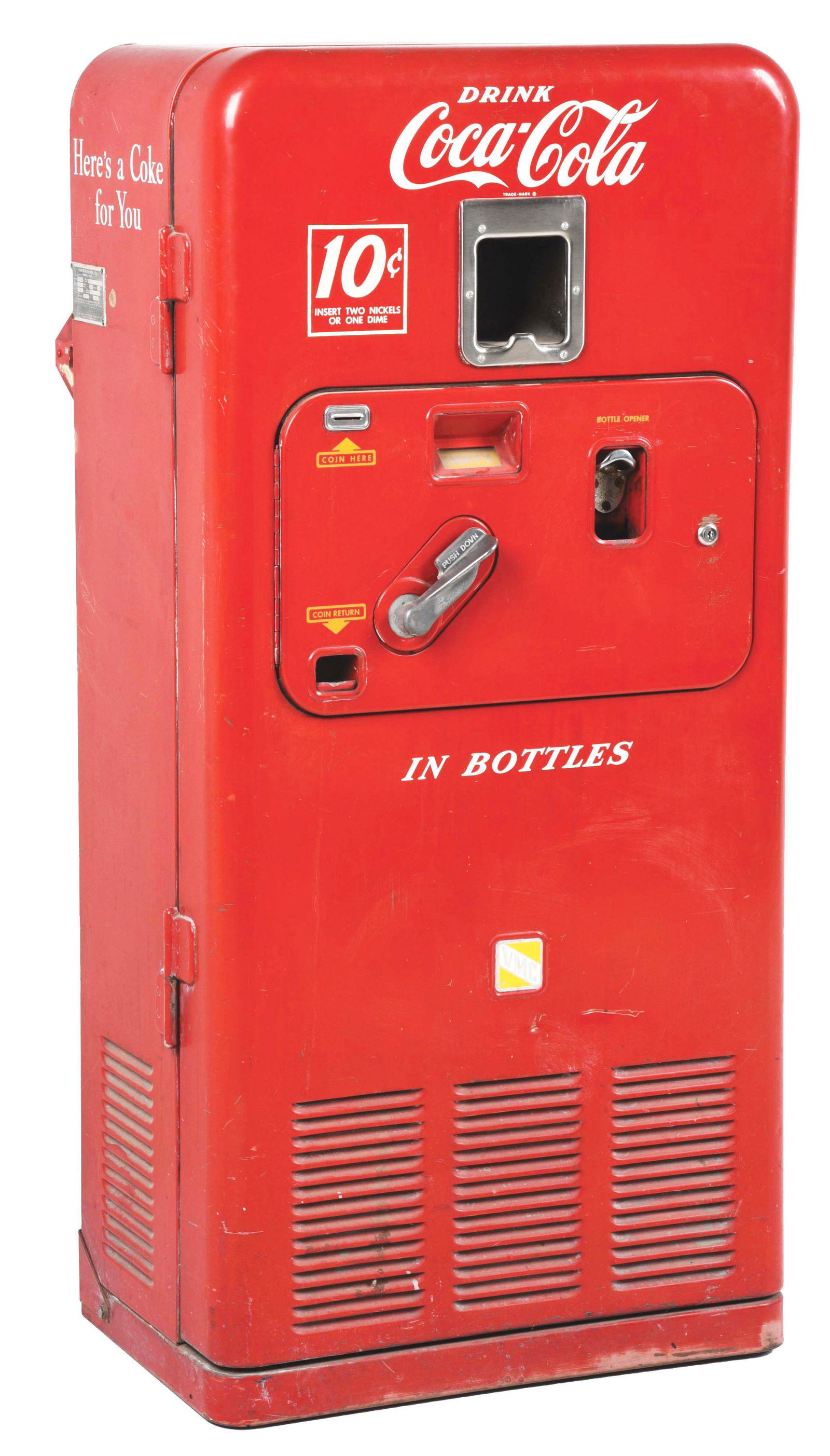 10¢ COCA-COLA VENDOR. (1 of 7)
