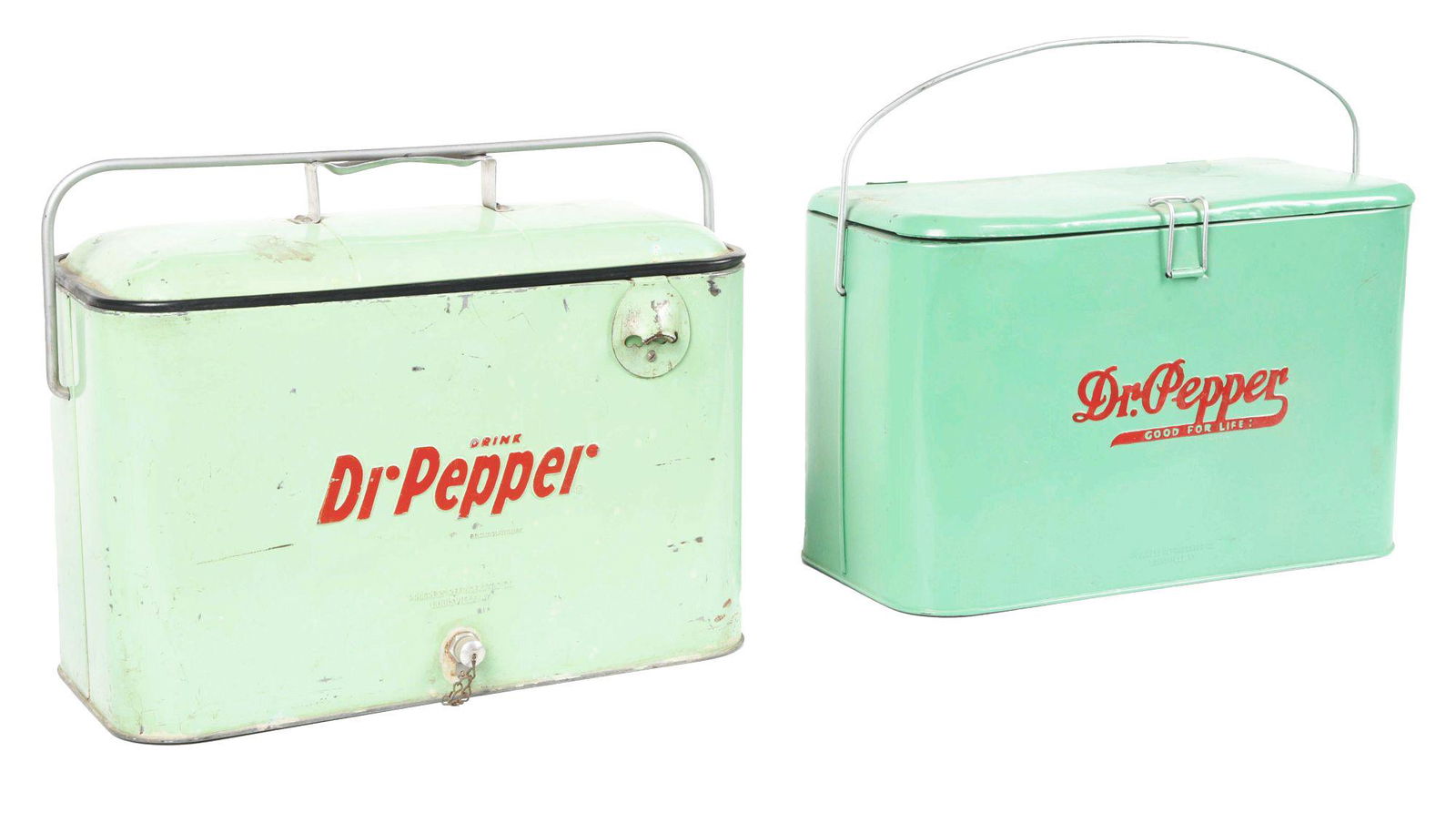 LOT OF 2: DR. PEPPER COOLERS. (1 of 4)