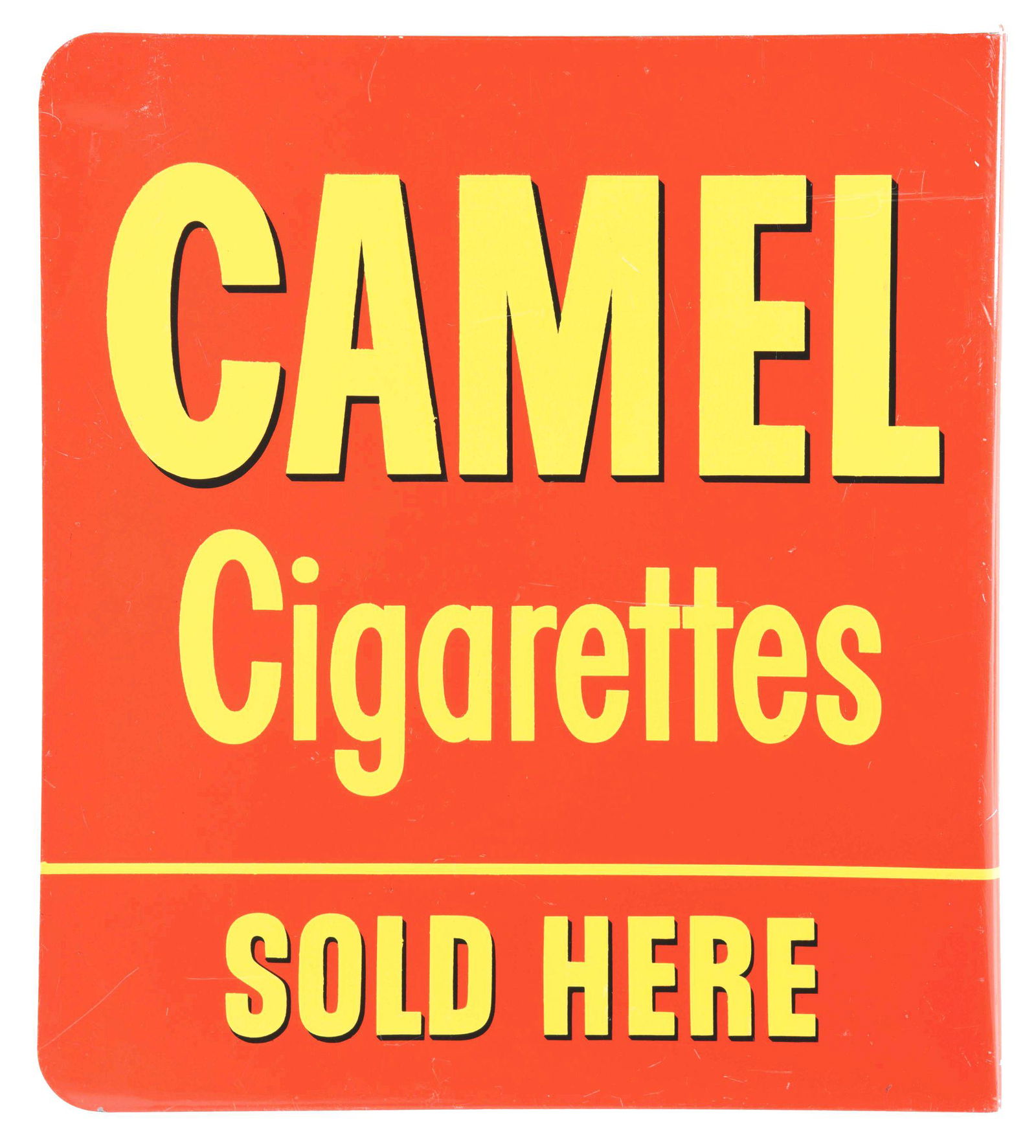 CAMEL CIGARETTES FLANGE SIGN. (1 of 2)