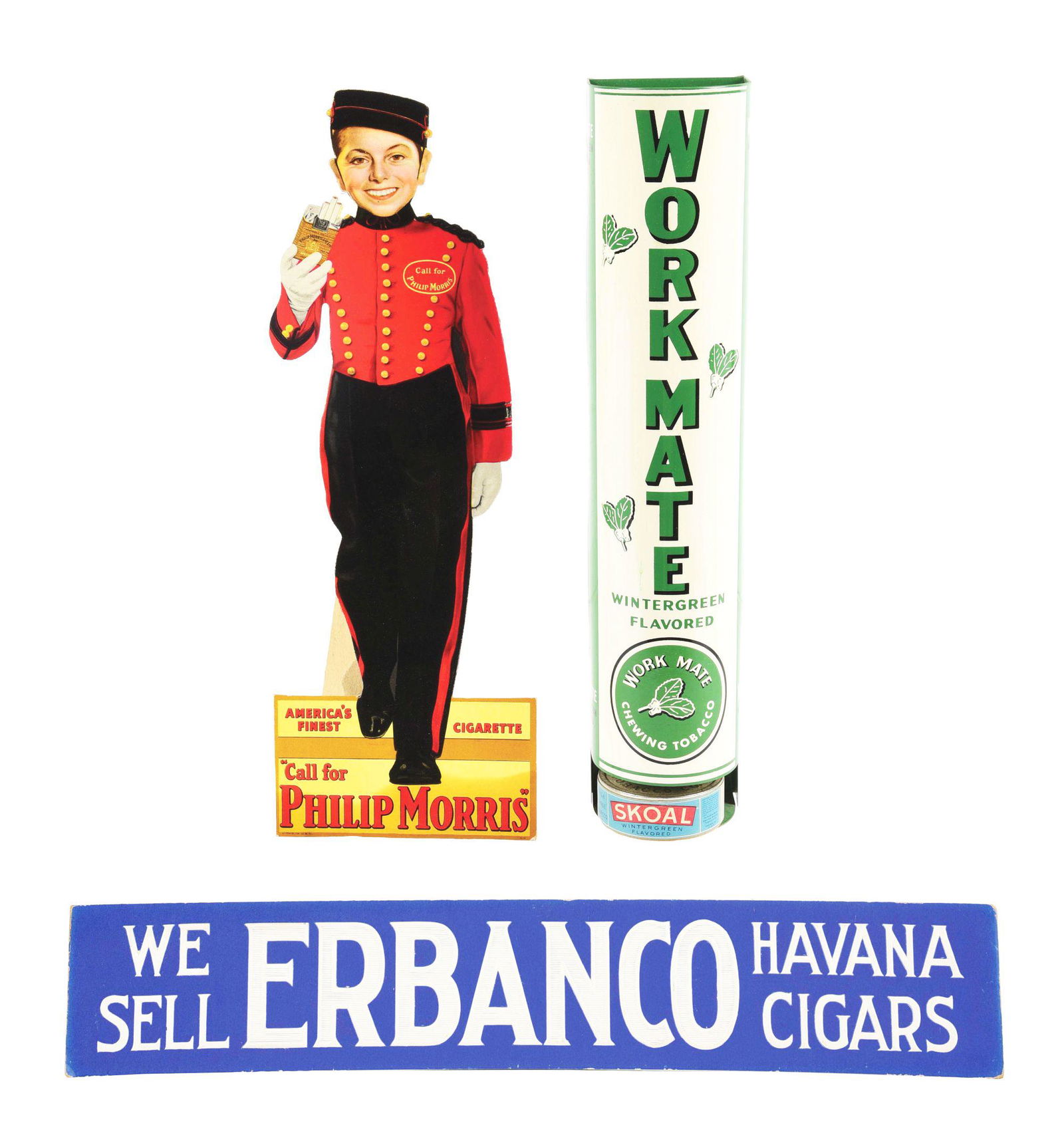 LOT OF 3: TOBACCO ITEMS. (1 of 2)